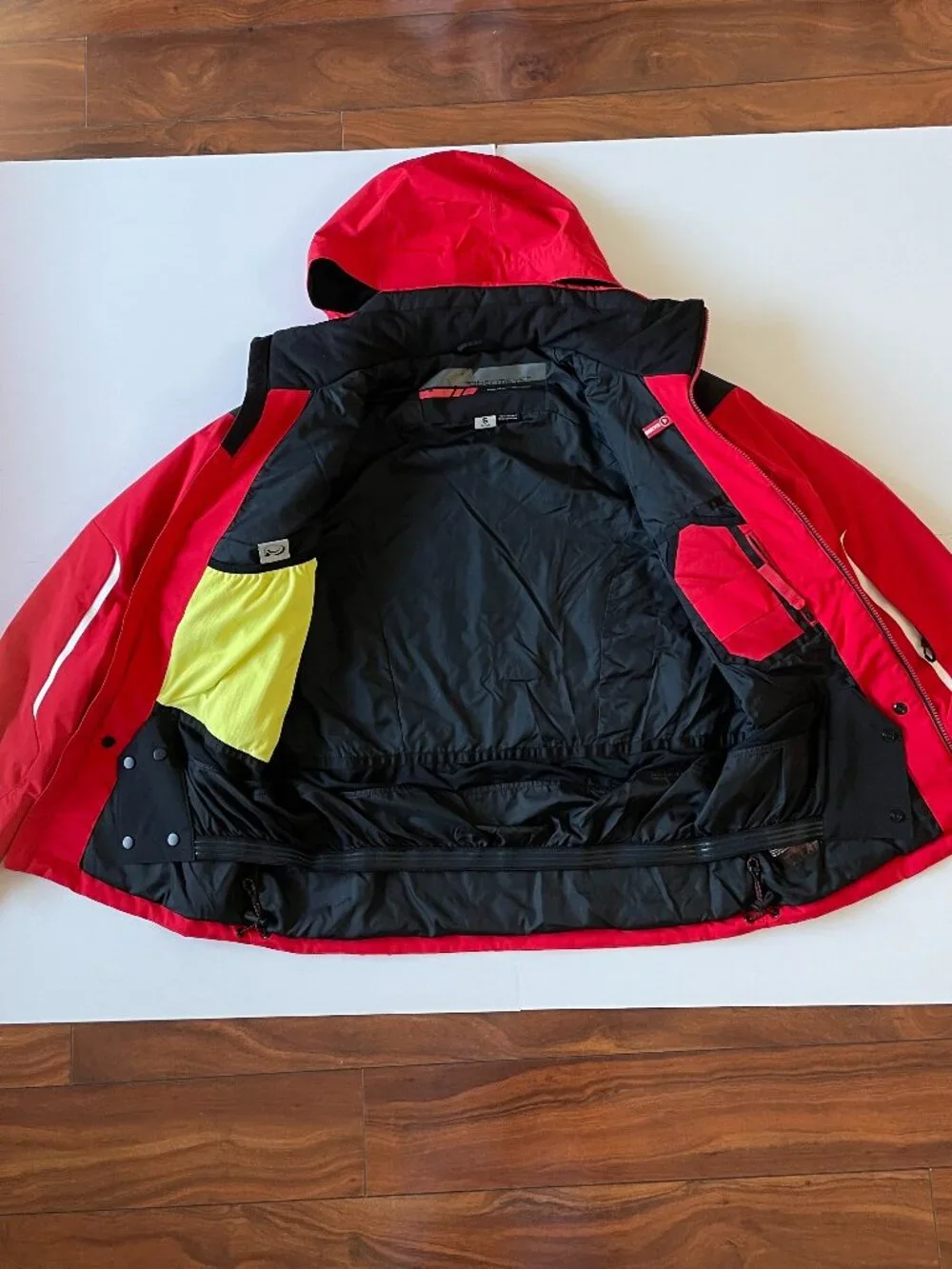 Obermeyer Recco - Ski/Snowboard Jacket - Red/Black - Mens - Small - Reflector  l